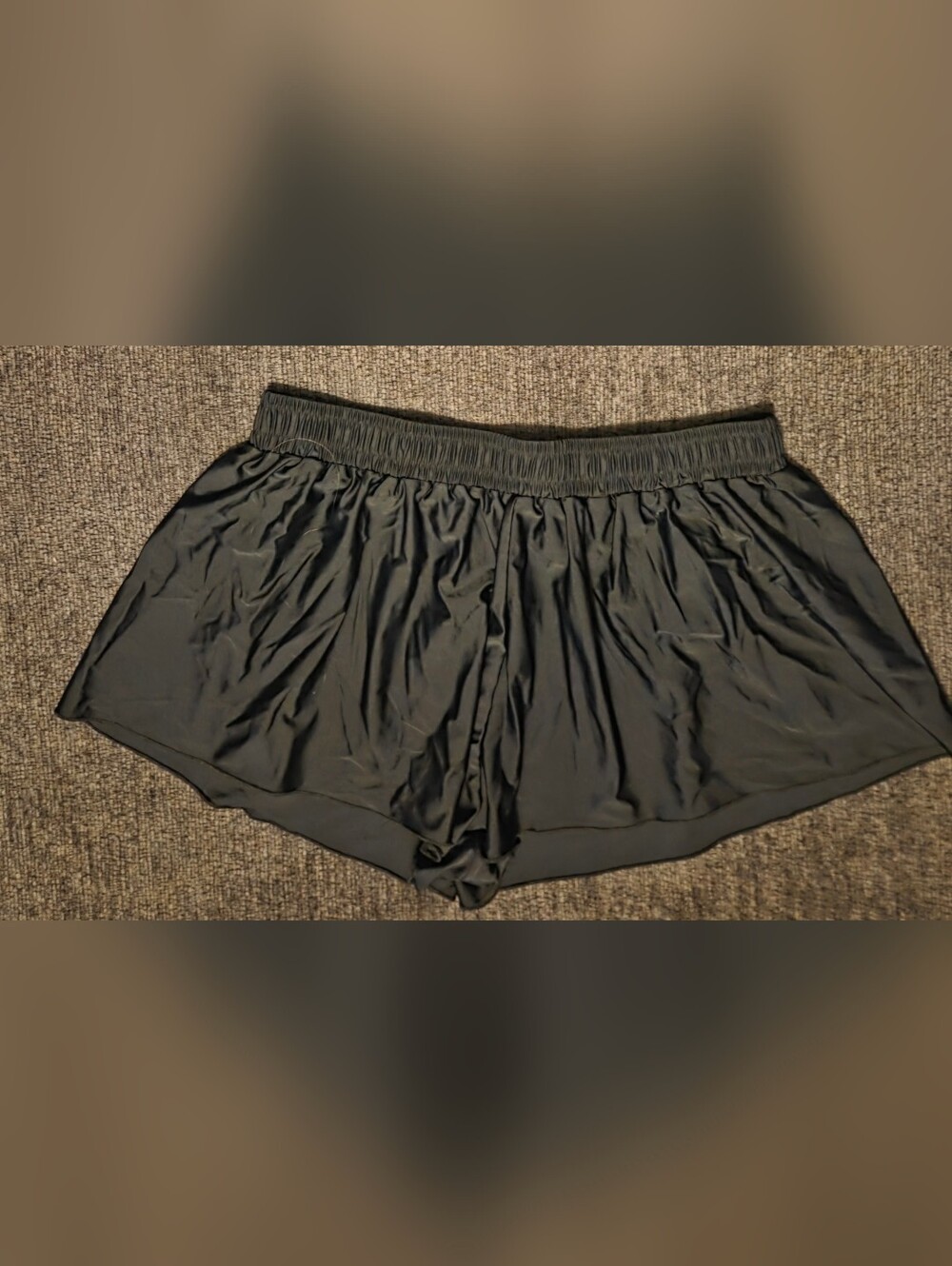 Women’s Black Swim Flowy Shorts - Lightweight Performance. Coverup  Size XL